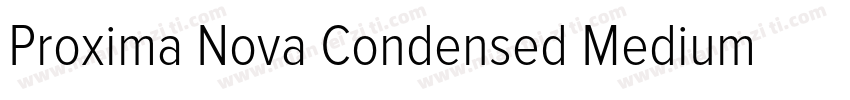 Proxima Nova Condensed Medium Itali字体转换